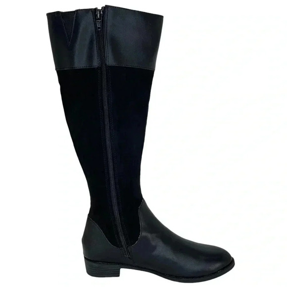 Karen Scott Deliee Black Knee High Womens Boots Size 5.5M - Picture 5 of 10